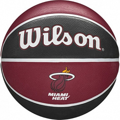Мяч баскетбольный “Wilson NBA Team Tribute Miami Heat” АРТ.Wtb1300xbmia